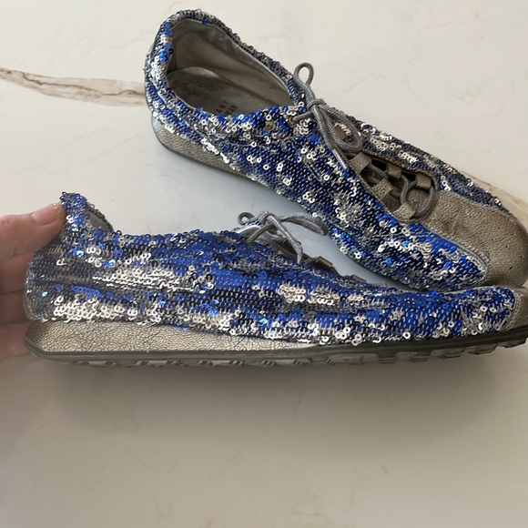 EUC Stuart Weitzman sequinned sneakers - Picture 2 of 14